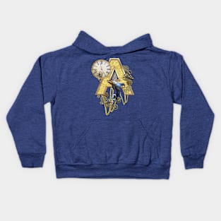 Steampunk Capital letter A Kids Hoodie